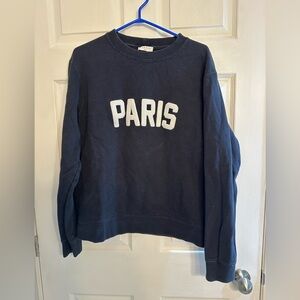 Vintage Sandro Paris Sweatshirt Size M Ptp 21